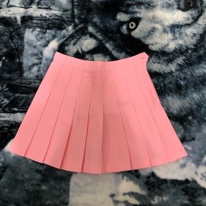 american apparel pink milkshake tennis skirt